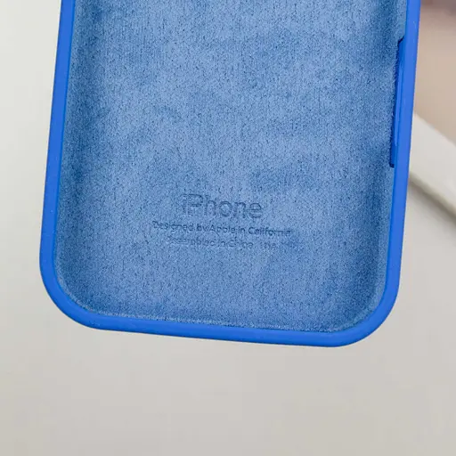 Чохол Silicone Case Full Protective (AA) для Apple iPhone 15 Pro Max (6.7) Синій / Capri Blue - фото 6