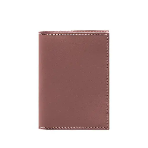 Кожаная обложка для паспорта и военного билета 1.2 розовая - фото 7