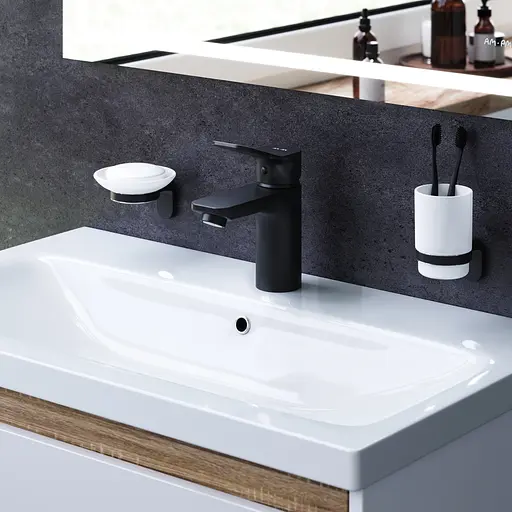 Змішувач для раковини AM.PM X-Joy чорний (F85A02122) - фото 2