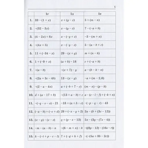 Навчальна книга 3000 вправ та завдань. Математика 5-6 клас. Розкриття дужок 15295 - фото 2