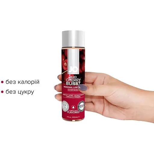Смазка на водной основе System JO H2O - Cherry Burst (120 мл) - фото 2