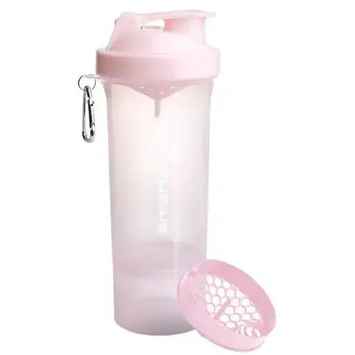 Шейкер спортивний SmartShake Slim 500 мл Pink (Light Lavender) (10252501) - фото 1