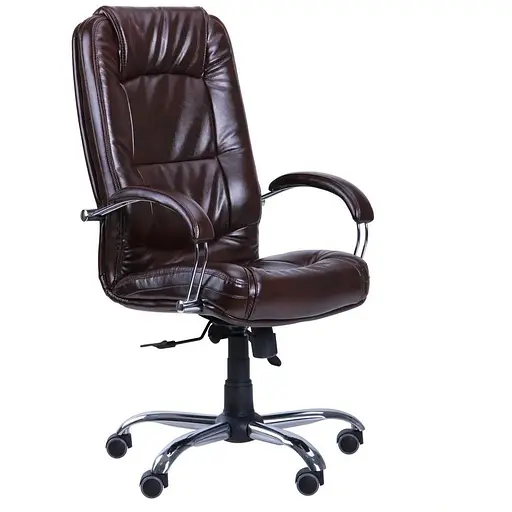 Кресло Марсель Хром механизм ANYFIX Мадрас дарк браун