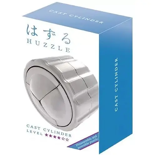Головоломка Huzzle Cylinder (Цилиндр) Cast Puzzle 4 звезды 473747 - фото 3