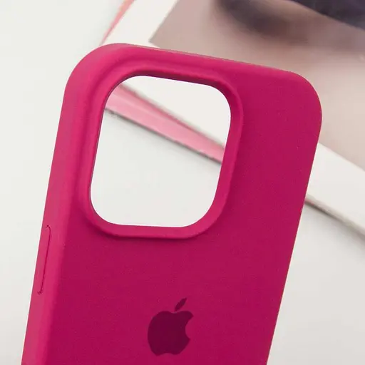 Чохол Epik Silicone Case Full Protective AA для Apple iPhone 16 Pro 6.3 Червоний/Rose Red - фото 5