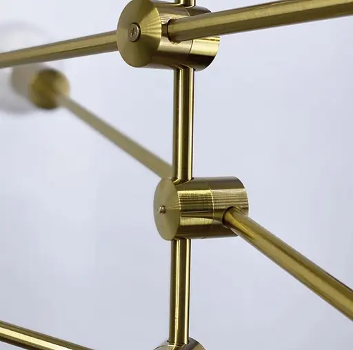 Мінімалістичний світильник без плафонів на 6 патронів з цоколем Е27 Line.F AOC 14/6 - фото 4