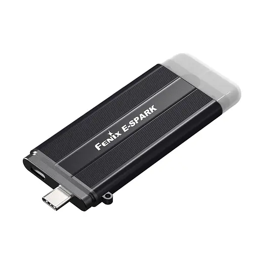 Ручний ліхтар брелок Fenix E-Spark 100лм (Чорний) - фото 4