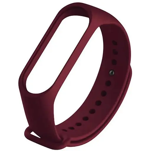 Ремешок Silicone Mi Band 5/6 Wine (28) - фото 1