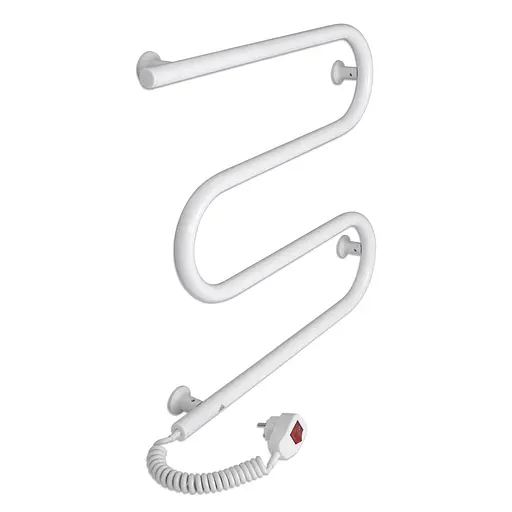 Полотенцесушитель Laris Змеевик Зебра 25 ЧК3 500x500 75201019 - фото 1