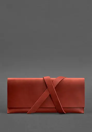 Кожаный женский тревел-кейс Voyager 1.0 Коралл - фото 2