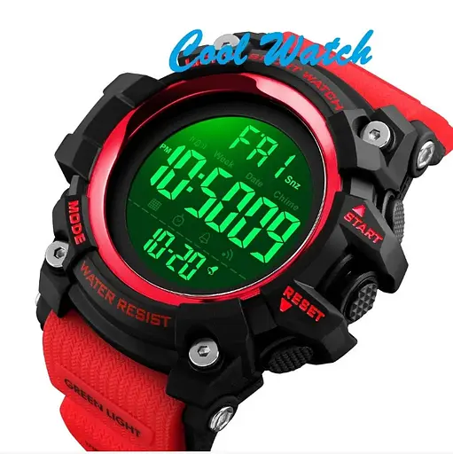 Мужские спортивные часы Skmei 1384 Красный - фото 3