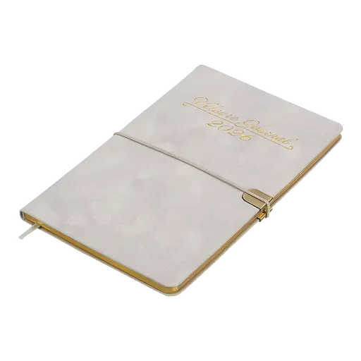 Щотижневик датований Buromax Velour 2026 A5 штучна шкіра світло-сірий (BM.2710-20) - фото 3