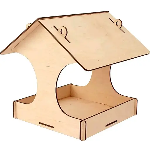 Годівничка для птахів Rosa Talent 3 фанера 23х20х22 см