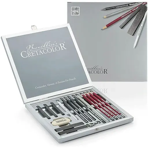 Набір для графіки Cretacolor Silver Box 17шт  - фото 8