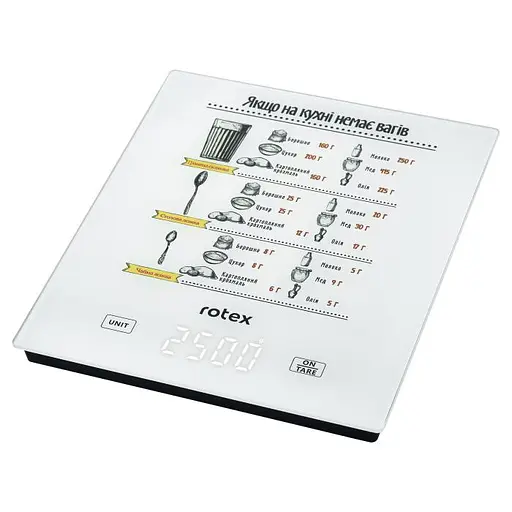 Ваги кухонні електронні Rotex RSK15-W - фото 2