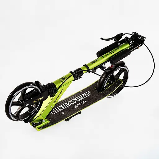 Самокат Skyper Urbanist 88-102х54х12.5 см Зелений 000283524 - фото 6