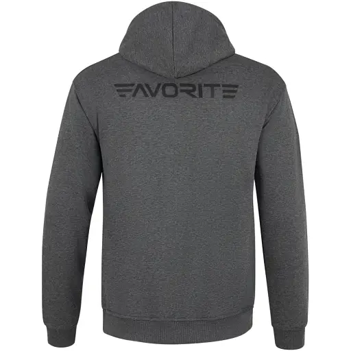 Реглан Favorite Black logo XL Dark grey melange - фото 5