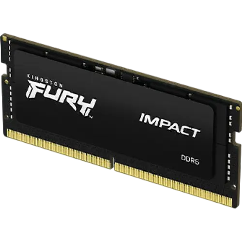 Оперативна пам'ять Kingston Fury 16GB SODIMM DDR5 6000MHz Impact Black (KF560S38IB-16)