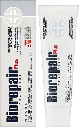 Уцінка. Професійна зубна паста Biorepair Plus Pro White 75 мл - фото 1