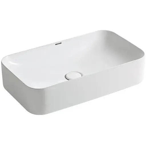 Умивальник накладний Mixxus Premium Quadro-0106 600x355x130 мм MP6523, Білий - фото 1