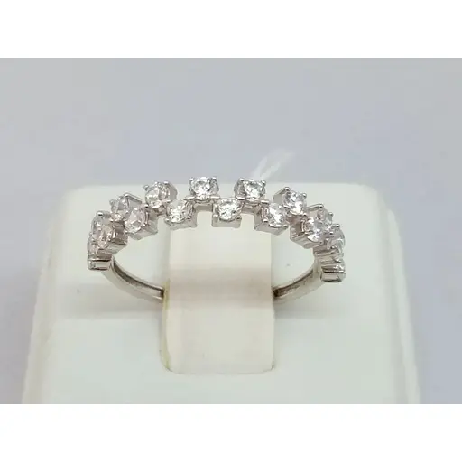 Золоте кільце Favoritum з фіанітами. 111884 17 - фото 4