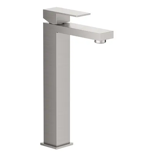 Смеситель для умывальника высокий Volle Pardo cepillado níquel 1548.010202 Никель - фото 1