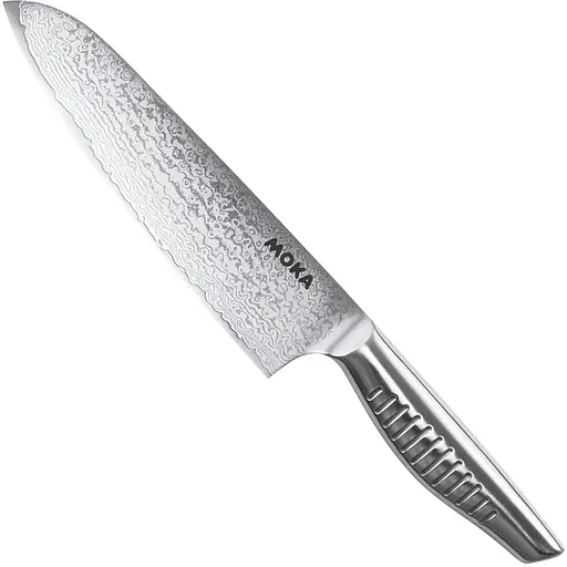 Нож кухонный Санток 180 мм Suncraft Moka Damascus (DMK-101)