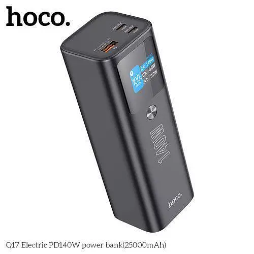 Портативна мобільна батарея Hoco Q17 140w 25000 mAh - фото 2