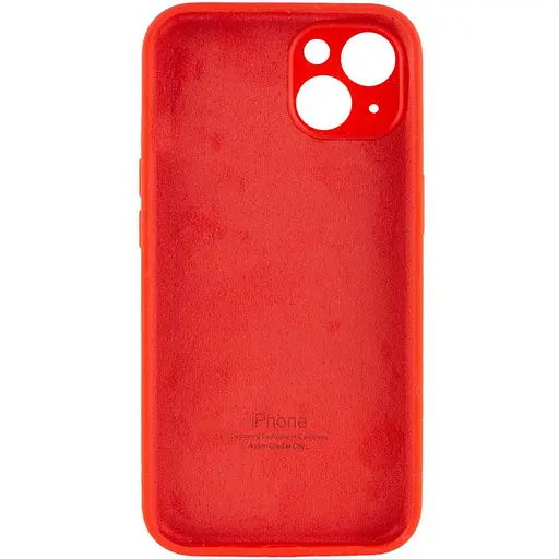 Чехол Epik Silicone Case Full Camera Protective AA для Apple iPhone 15, 6.1 Красный/Red - фото 2