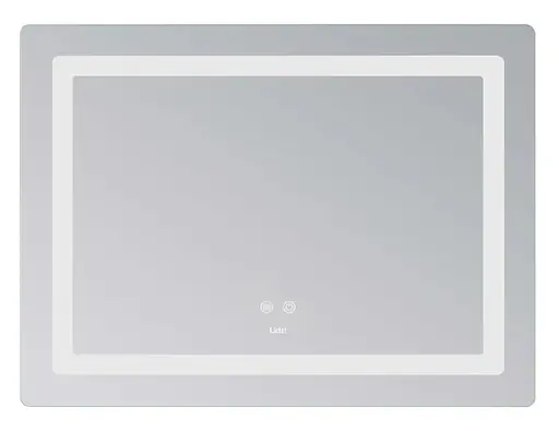 Дзеркало Lidz Kubis (KU2) 800х600 мм з LED-підсвічуванням Touch LD78LF9048060 - фото 2