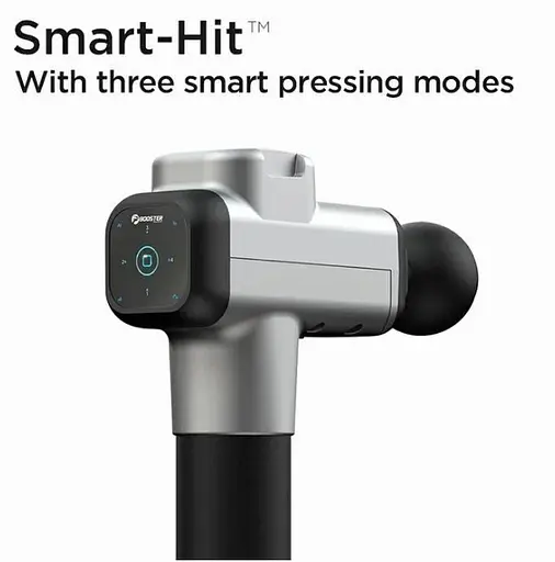 Перкуссионный массажер триггерных точек Booster M2 (M2-A) на 24V Massage Gun 2500 мАч (6 насадок) - фото 5