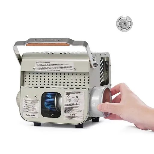 Обогреватель газовый кассетный Naturehike CNK2300CW018 Зеленый - фото 3