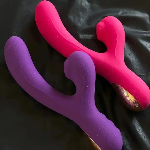 Вібромасажер 2в1 із вакуумною стимуляцією клітора - фото 1