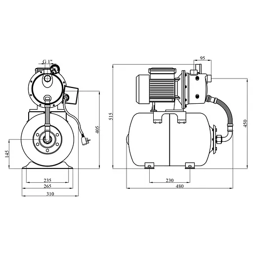 Насосна станція Agua AT JET 100S (CV035089) - фото 5