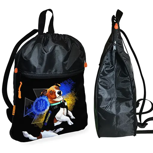 Шкільний рюкзак дитячий Пес Патрон + Сумка для взуття спортивної форми рюкзак-мішок для хлопчика (01799) - фото 2