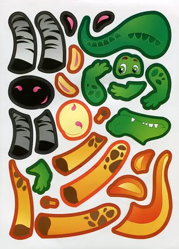 Аплікації-наліпки. Тварини - фото 4