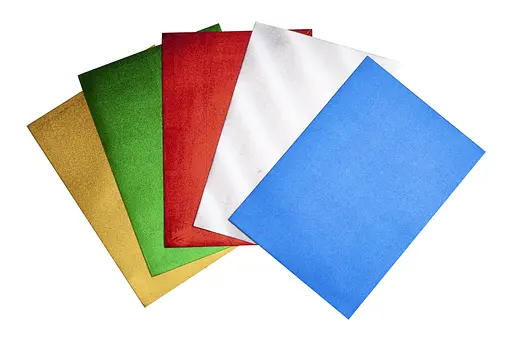 Фоаміран металізований KIDS Line, 2 мм, А4, 5 аркушів в упаковці (В асортименті)