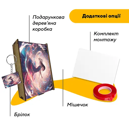 Пазл деревянный Аниме Муза, А4, Деревянная коробка 100 элементов - фото 5