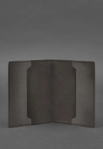 Кожаная обложка для военного билета офицера запаса 8.0 темно-коричневая - фото 4