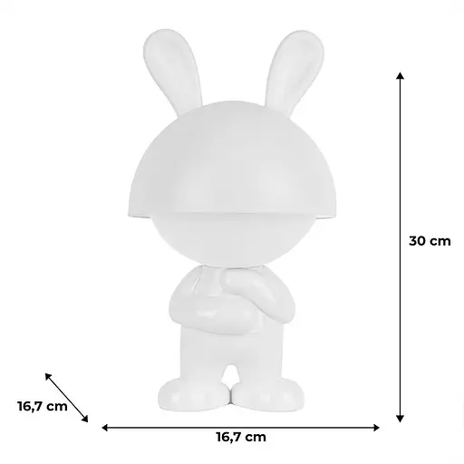 Світильник-нічник Kite LED з акумулятором Dreamy Bunny білий (K25-315-1-1) - фото 5