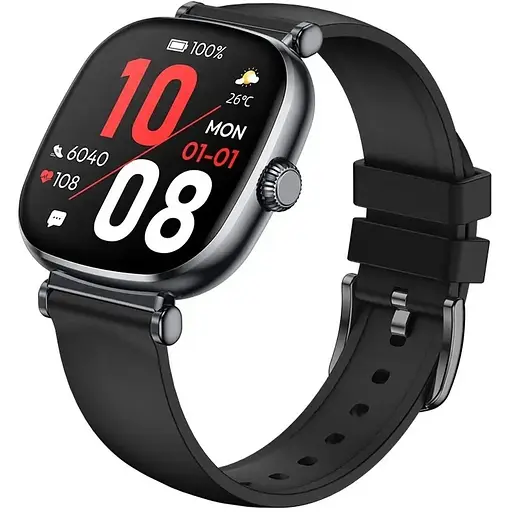 Умные часы King Wear KW269B с AMOLED экраном Черный - фото 6