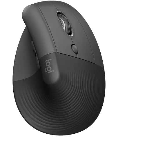 Миша вертикальна бездротова Logitech Lift Graphite (910-006494)