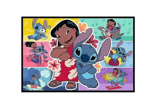 Пазли "Stitch. Щасливе життя Стіча", 13334 Trefl, 2х200 елементів (5900511133349) - фото 4