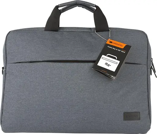 Сумка для ноутбука Canyon 16" B-4 Elegant Gray laptop bag (CNE-CB5G4) - фото 1
