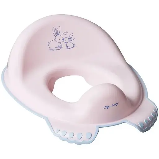 Детская накладка на сиденье унитаза Tega Baby Bunny powder pink - фото 1