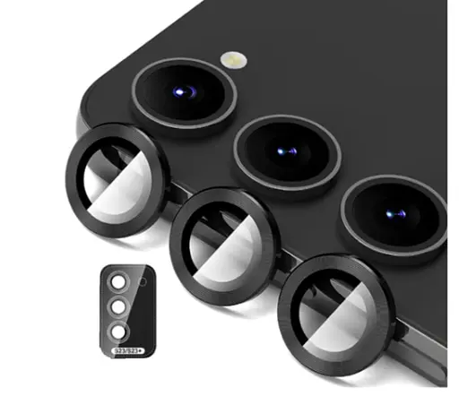Захисне скло на камеру DK Lens Metal Ring Eagle Eye для Samsung Galaxy S23+ S916 015719 black - фото 2