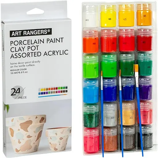 Набір акрилових фарб "Art Ranger Acrylic" A24015-3, 24 кольори 15 мл