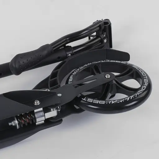 Самокат Best Scooter 84х14х33 см Чорно-червоний 000231536 - фото 4