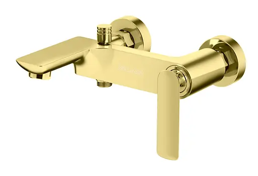 Змішувач для ванни Kohlman Experience gold настінний KPL-QW110EGD Золотий - фото 3