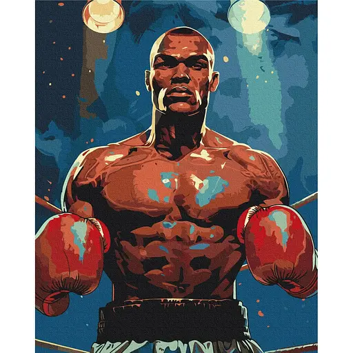 Картина за номерами на підрамнику Brushme Боксер